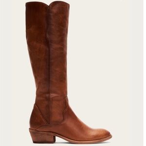 Frye Carson Piping Tall Wide Calf Boot
